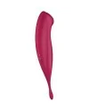 SATISFYER TWIRLING PRO SUCCIONADOR Y VARITA VIBRADORA CON APP CONNECT ROSADO