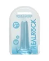 REALROCK NON REALISTIC DILDO WITH SUCTION CUP 53 135 CM AZUL TRANSPARENTE