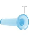 REALROCK NON REALISTIC DILDO WITH SUCTION CUP 53 135 CM AZUL TRANSPARENTE