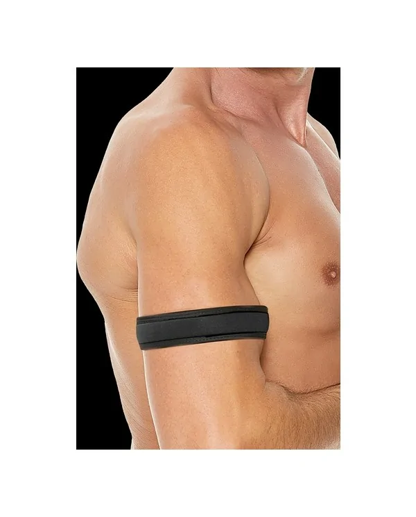 OUCH PUPPY PLAY NEOPRENE ARMBANDS NEGRO