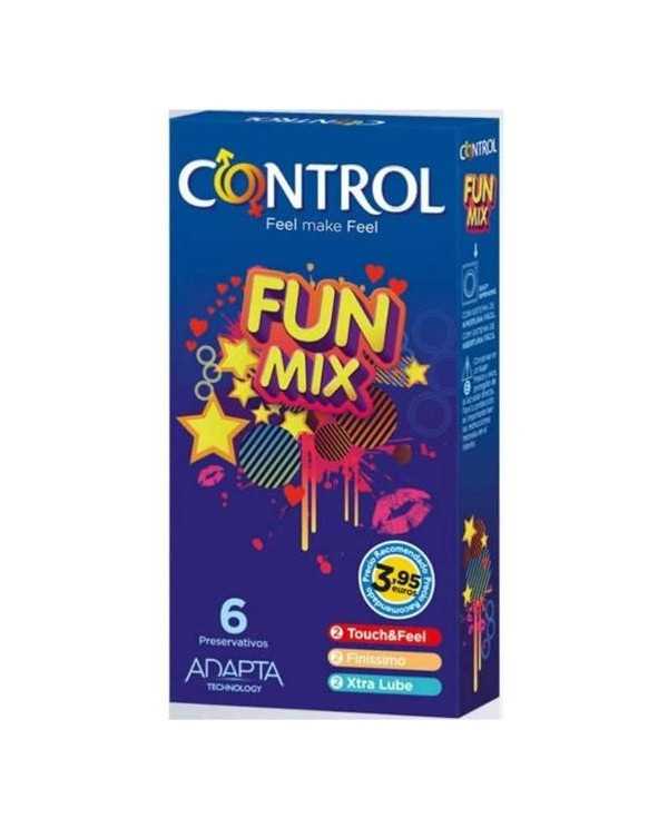 CONTROL PRESERVATIVOS FUN MIX 6 UDS