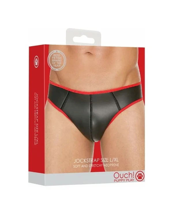 OUCH PUPPY PLAY JOCKSTRAP NEOPRENO ROJO