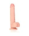 REALROCK PENE REALiSTICO CON TESTiCULOS Y VENTOSA 7 18 CM