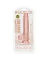 REALROCK PENE REALiSTICO CON TESTiCULOS Y VENTOSA 7 18 CM