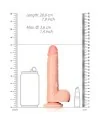 REALROCK PENE REALiSTICO CON TESTiCULOS Y VENTOSA 7 18 CM