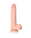 REALROCK PENE REALiSTICO CON TESTiCULOS Y VENTOSA 7 18 CM