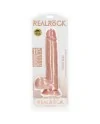 REALROCK PENE REALiSTICO CON TESTiCULOS Y VENTOSA 11 28 CM