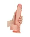 REALROCK PENE REALiSTICO CON TESTiCULOS Y VENTOSA 11 28 CM