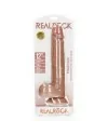 REALROCK PENE REALiSTICO CON TESTiCULOS Y VENTOSA 12 305 CM