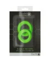 OUCH 2 PCS ANILLOS PARA EL PENE GLOW IN THE DARK