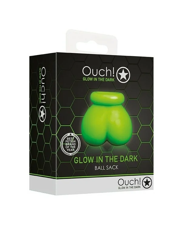 OUCH SAQUITO PARA TESTiCULOS GLOW IN THE DARK