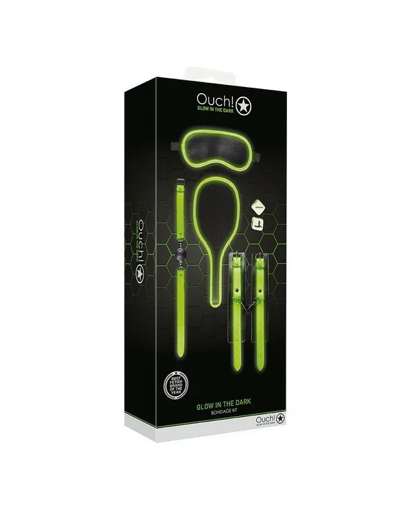 OUCH BONDAGE KIT 1 GLOW IN THE DARK