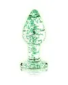 OUCH PLUG ANAL DE VIDRIO GLOW IN THE DARK TAMANO GRANDE