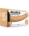 REALROCK STRAP ON HUECO VIBRATORIO CON TESTiCULOS 9 23 CM