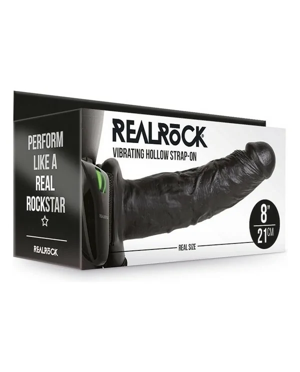 REALROCK STRAP ON HUECO VIBRATORIO SIN BOLAS 8 205 CM