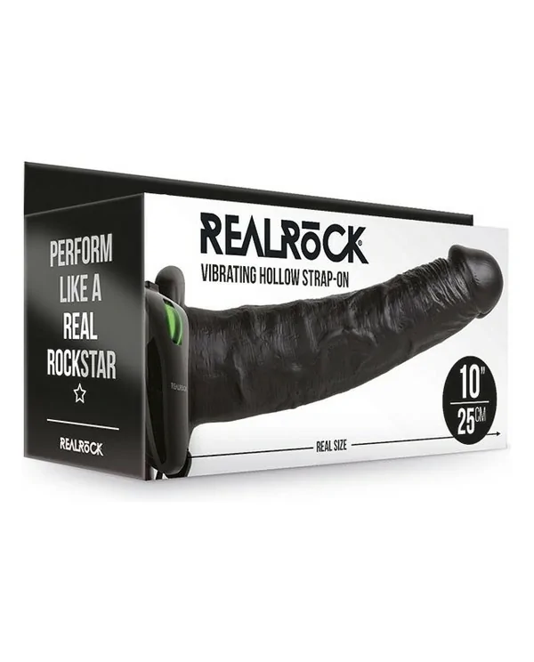 REALROCK STRAP ON HUECO VIBRATORIO SIN BOLAS 10 245 CM