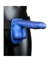 OUCH CORREA HUECA CON TESTiCULOS 8 21 CM AZUL