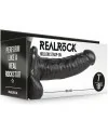 REALROCK CORREA HUECA CON TESTiCULOS 7 18 CM NEGRO