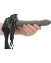 OUCH STRAP ON HUECO TRENZADO 8 20 CM METALIZADO