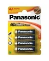 PILAS X4 ALKALINA PANASONIC AA LR06