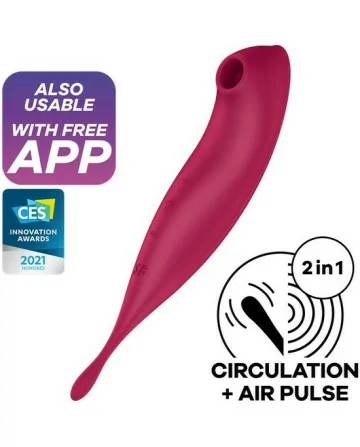 SATISFYER TWIRLING PRO ROJO