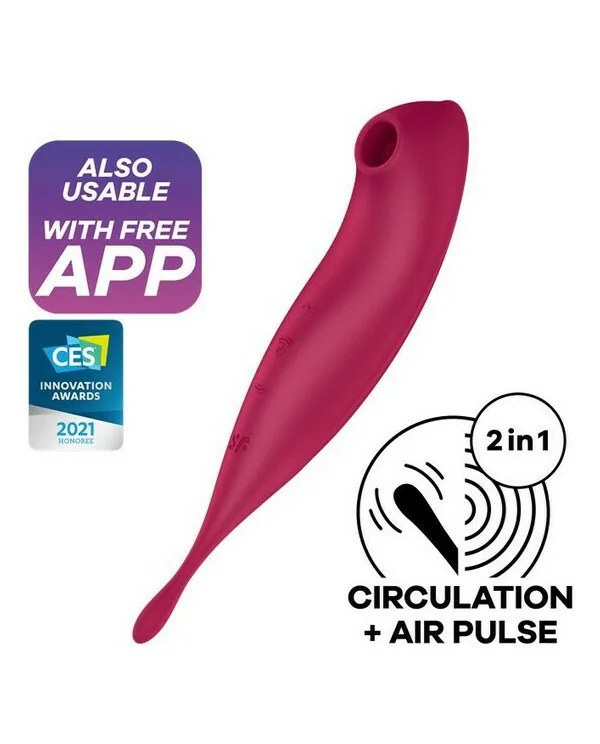 SATISFYER TWIRLING PRO ROJO