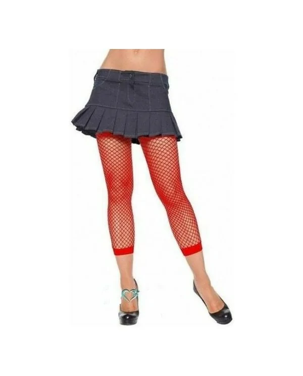 LEGGINGS DE RED ROJOS ROJO