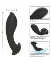 CALEXOTICS PLUG ANAL DE SILICONA NEGRO