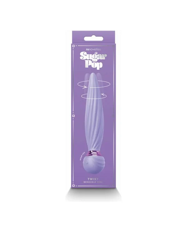 NOVELTIES SUGAR POP TWIST VIBRADOR MORADO