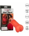 CALEXOTICS CHEAP THRILLS MASTURBADOR FORMA VAGINA ROJO