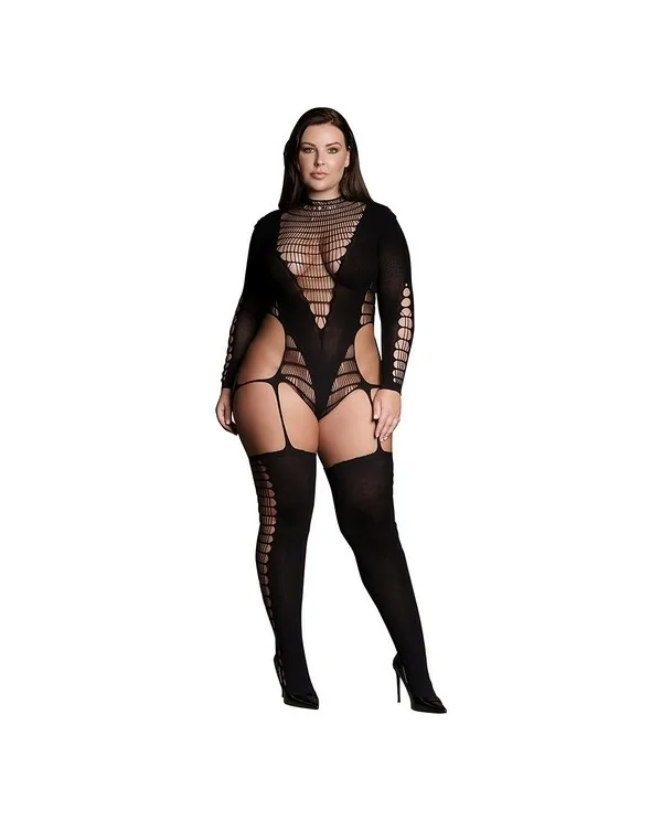 LE DeSIR SHADE KALYKE XXIII BODYSTOCKING CON CUELLO ALTO TALLA GRANDE