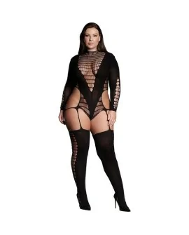 LE DÉSIR-SHADE-KALYKE XXIII - BODYSTOCKING CON CUELLO ALTO - TALLA GRANDE