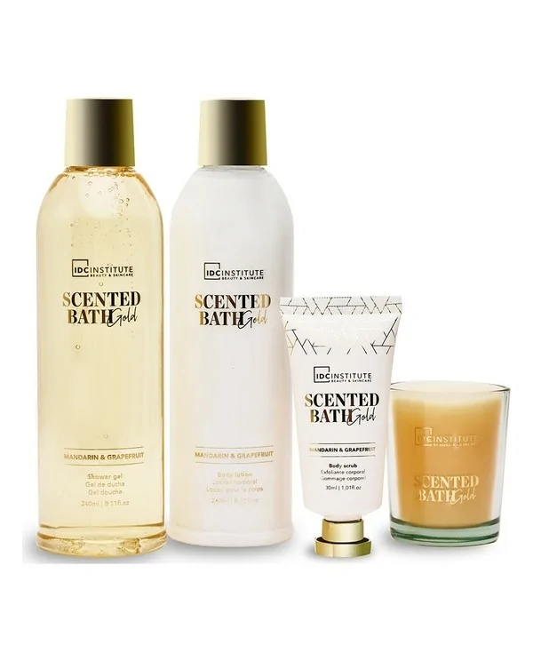 SET REGALO COMeSTICA SCENTED GOLD 4 PIEZAS