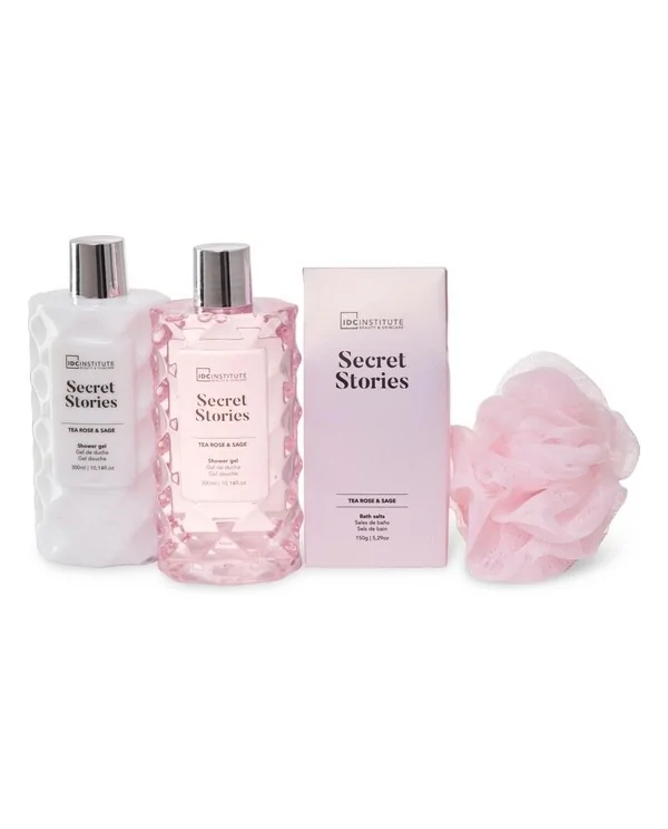 SET CESTA COSMeTICA SECRET STORIES 4 PIEZAS