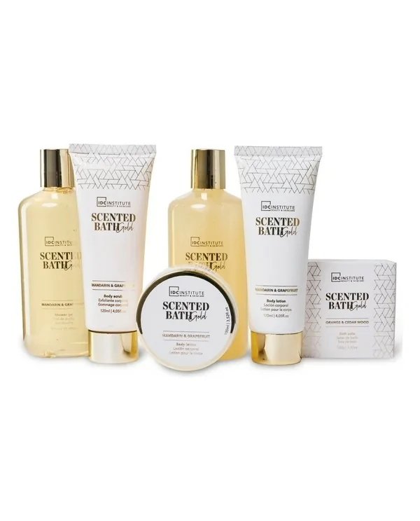 SET REGALO COMeSTICA SCENTED GOLD 6 PIEZAS