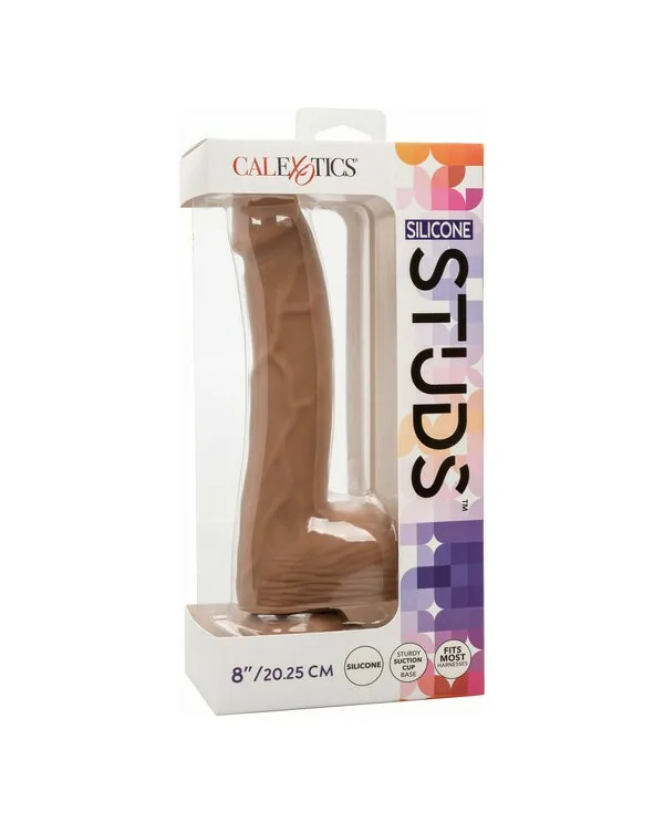 CALEXOTICS SILICONE STUDS 8 INCH PENE REALiSTICO