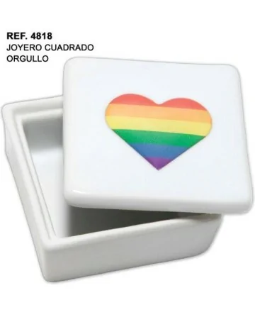 JOYERO CUADRADO CON CORAZON LGBT