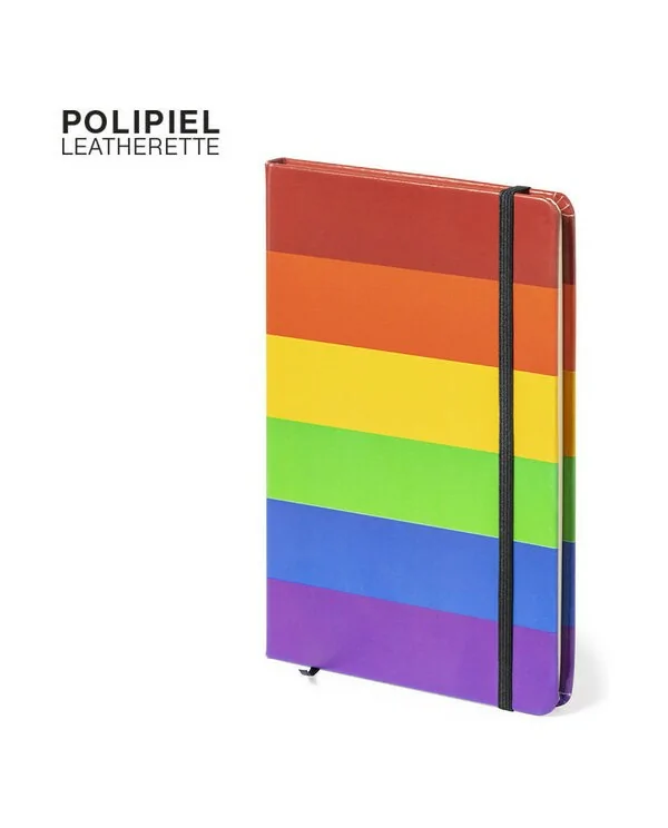 BLOC DE NOTAS 15 X 21 BANDERA LGBT