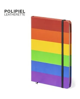 BLOC DE NOTAS 15 X 21 BANDERA LGBT