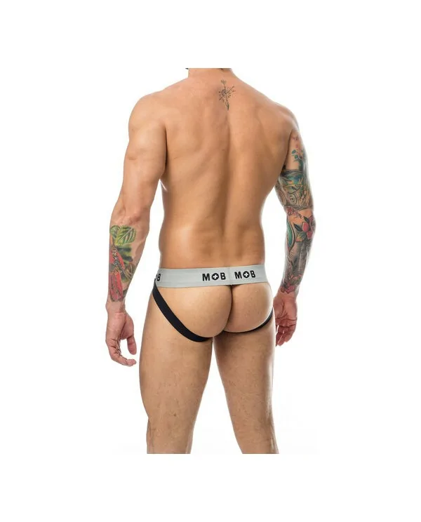 MOB STRIPE CLASSIC JOCK TANGA BLANCO