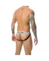 MOB STRIPE CLASSIC JOCK TANGA BLANCO