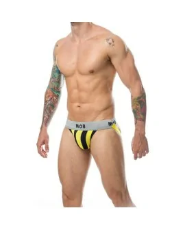 MOB STRIPE CLASSIC JOCK - TANGA AMARILLO