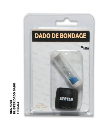 BLISTER DE DADO SADO DE 3 MM X 3 MM RELOJ DE ARENA