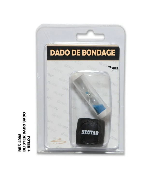 BLISTER DE DADO SADO DE 3 MM X 3 MM RELOJ DE ARENA