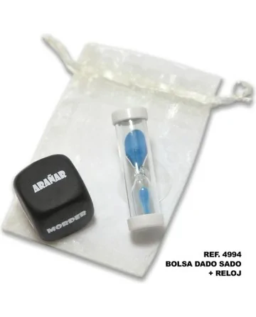 BOLSA DE DADO SADO DE 3 MM X 3 MM RELOJ DE ARENA