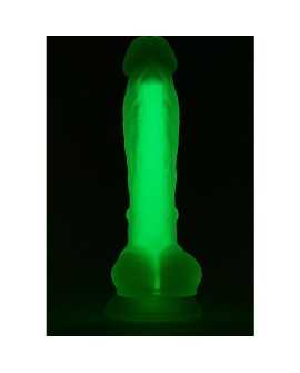 RADIANT SOFT SILICONE - PENE BRILLANTE VERDE DE 17,5CM