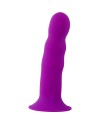 SOLID LOVE PREMIUM RIBBED DILDO 18CM MORADO