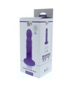 SOLID LOVE PREMIUM RIBBED DILDO 18CM MORADO