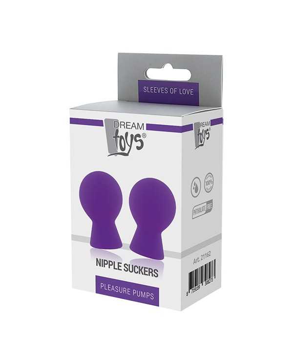 PLEASURE PUMPS NIPPLE SUCKERS PURPLE