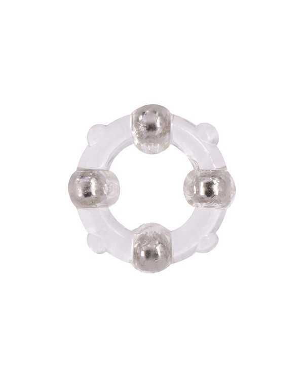 MENZSTUFF STUD RING CLEAR